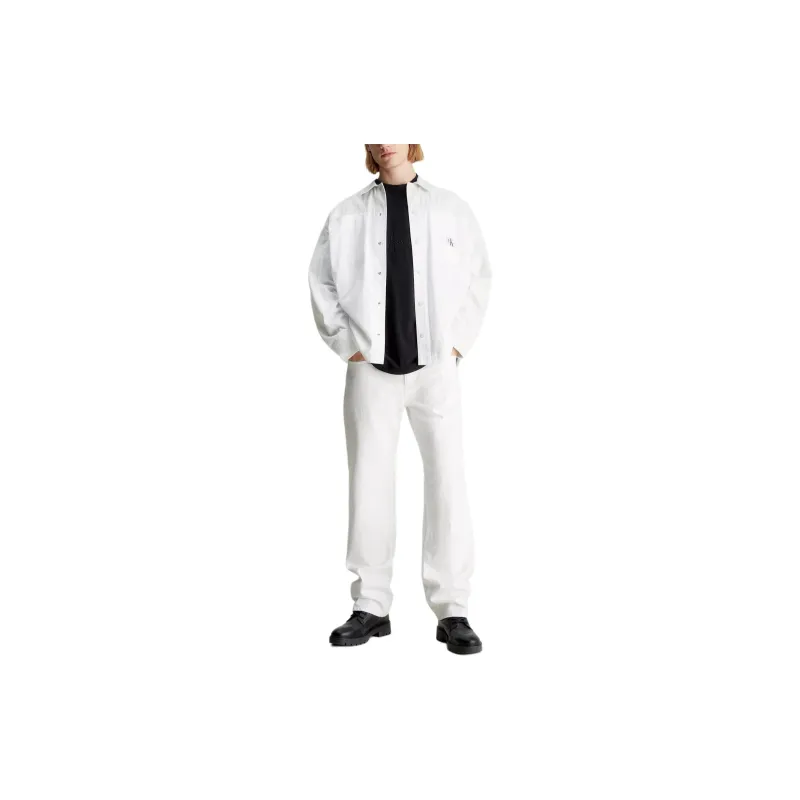 CALVIN KLEIN Shirt Europe Version Men's Bright White-2