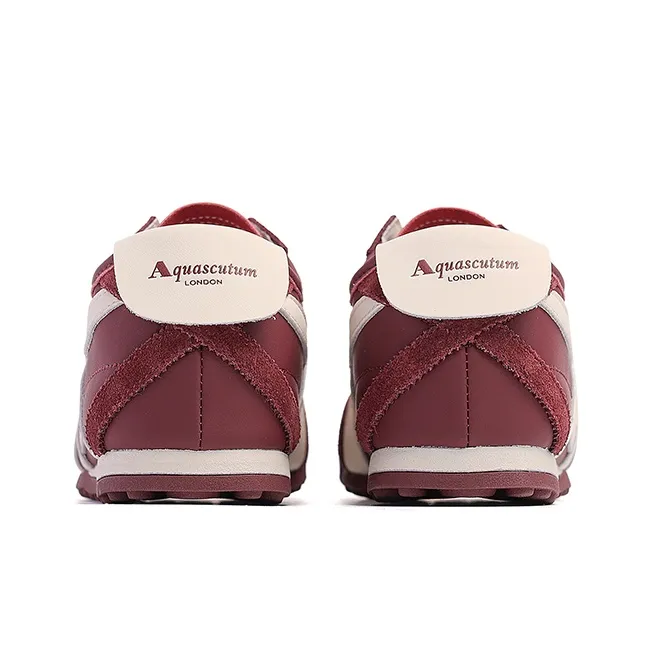 AQUASCUTUM German Army Trainers Lightweight Low Top Casual Shoes Women's Ancora Red-5