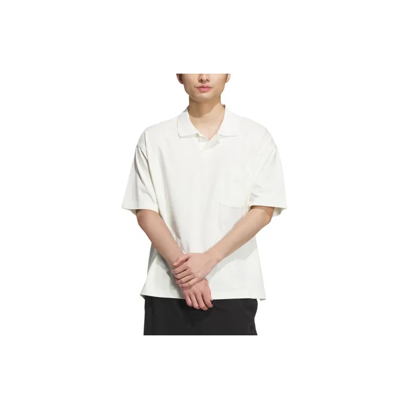 Adidas RELAXED POLO SHIRT Polo Shirt Men's Jade White-3