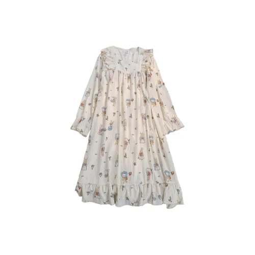 Ta Yan Nightgown Women's Apricot
