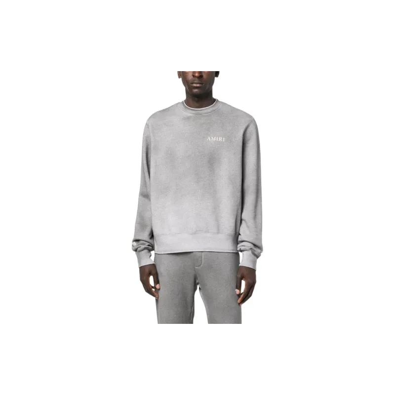 AMIRI Aged Puff Logo Crewneck-1
