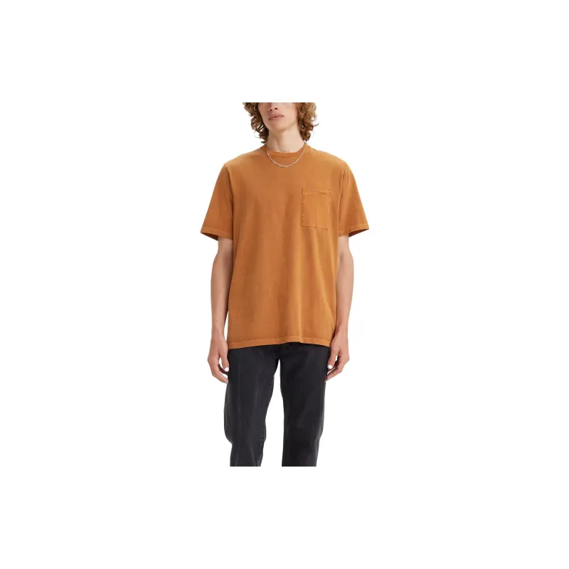 Levis T-Shirts Men Orange-1
