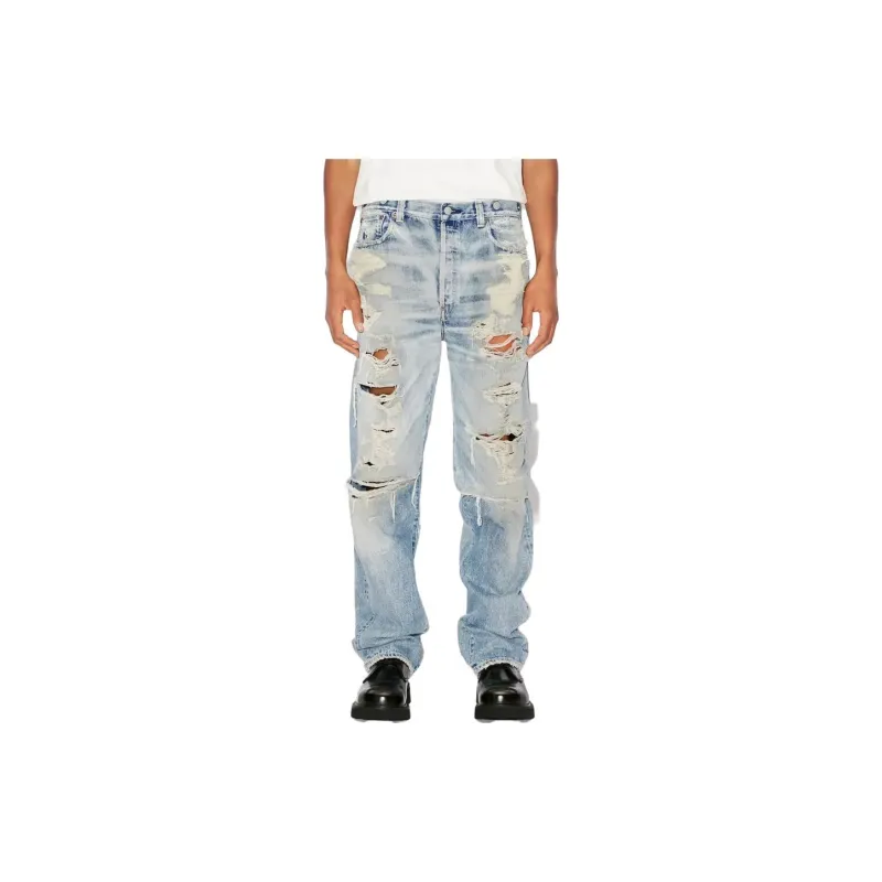 KENZO X LEVI'S 501 1933 Distressed Jeans-3