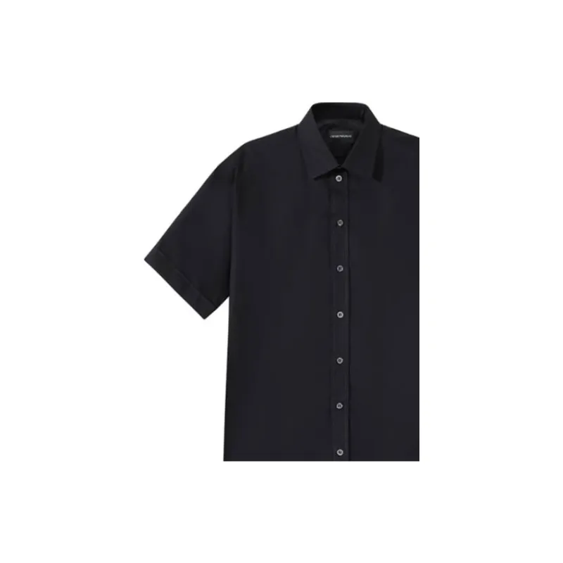 EMPORIO ARMANI SS24 Shirt Men's Black-5