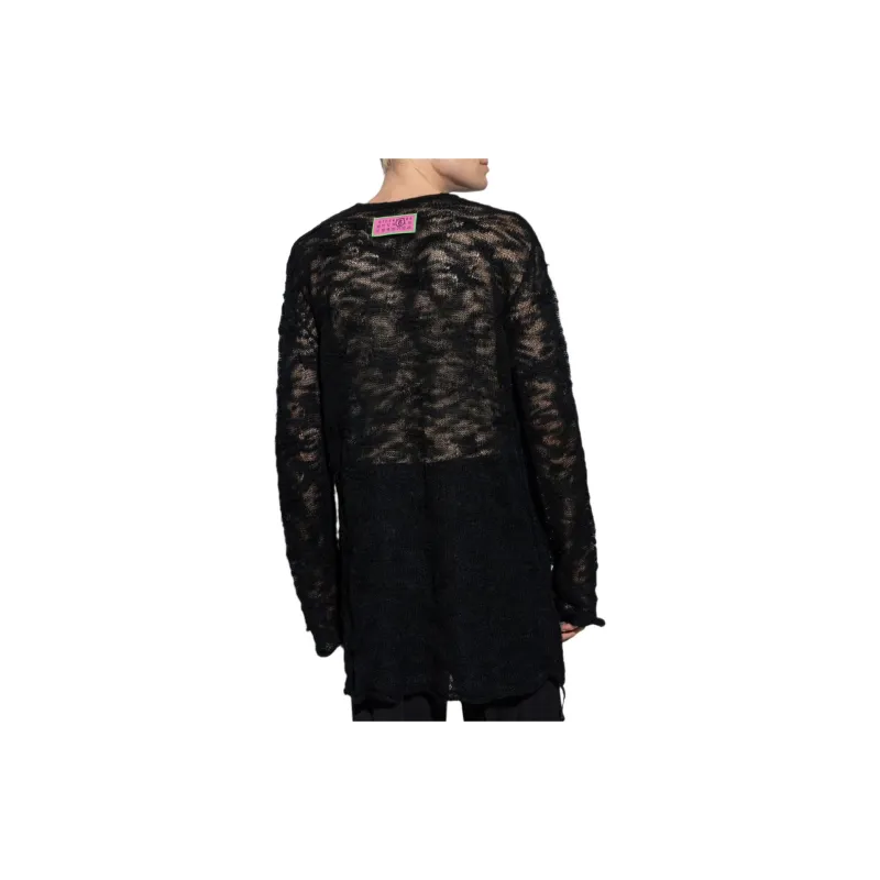MM6 Maison Margiela Logo Patch Crewneck Jumper-2