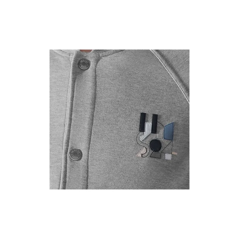 HERMES Jackets Coats Men's Light Gray-4
