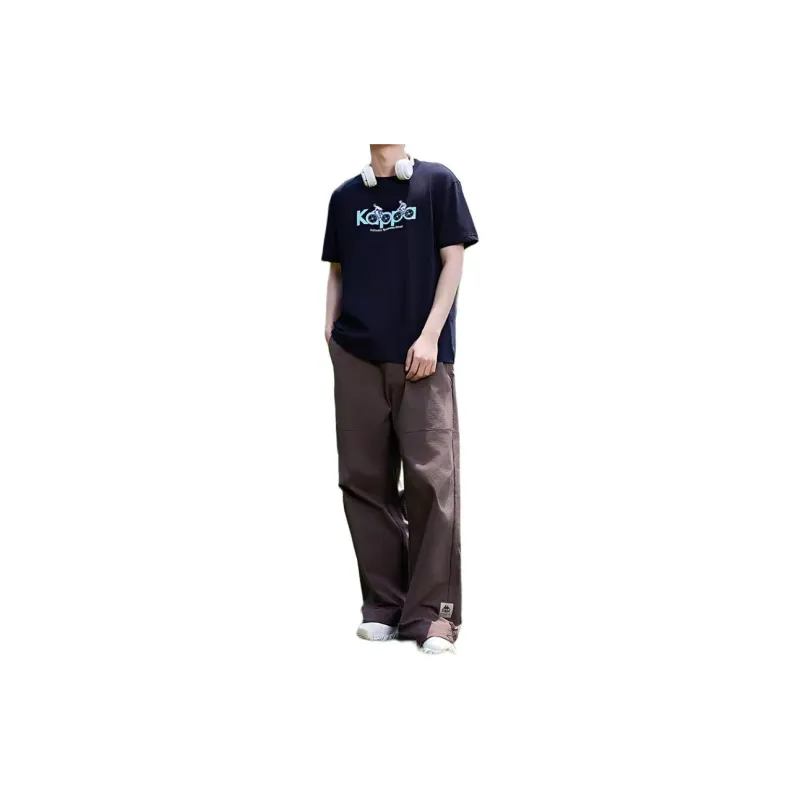 Kappa Cargo Pants Unisex Chocolates Dark Brown-3