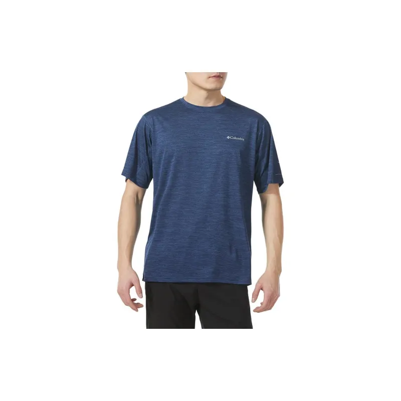 Columbia T Shirt Men's Marine Blue-2