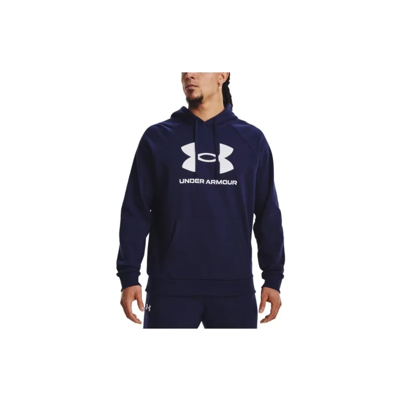 Under Armour Rival Fleece Sweatshirts Men Navy Blue-2
