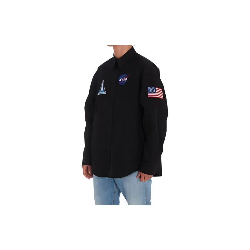 Balenciaga Shirts Men Black-6