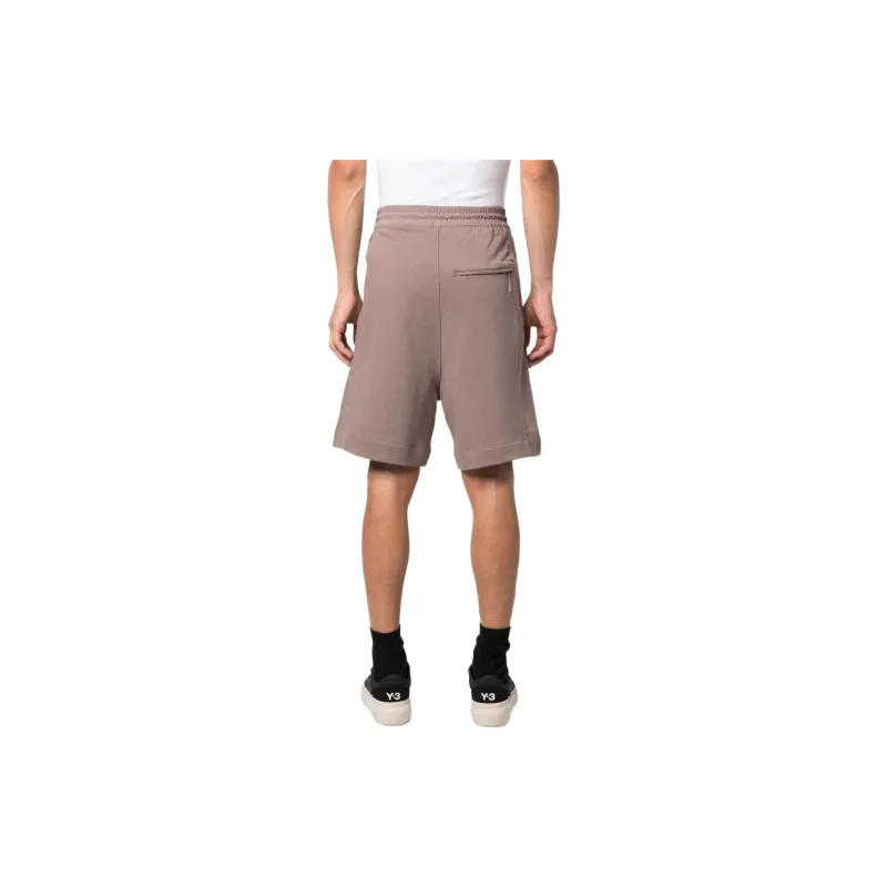 Y 3 Sports Shorts Men Gray Purple-2