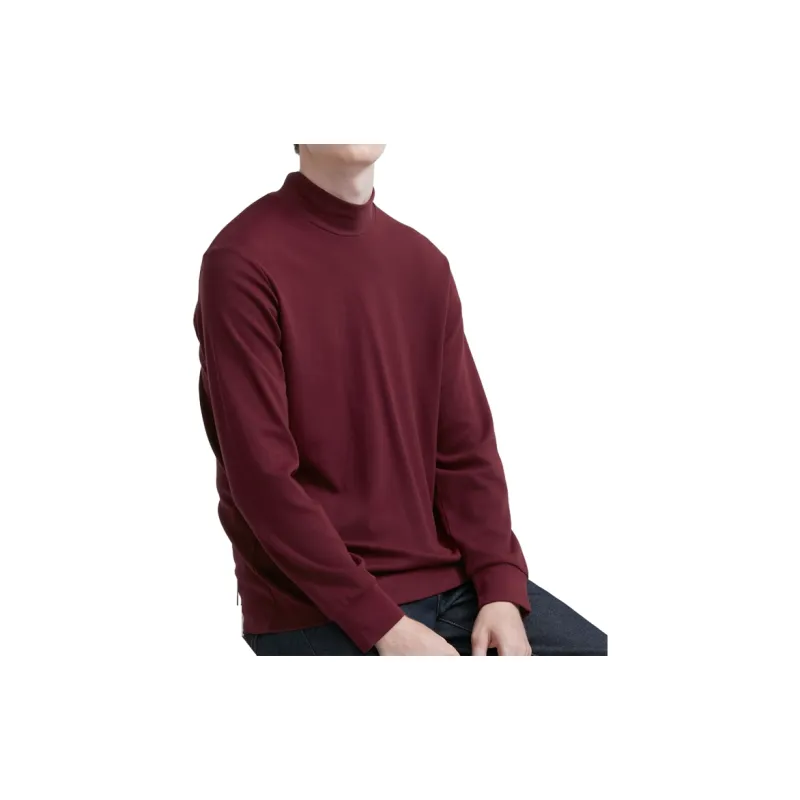 UNIQLO T-Shirts Men Maroon-1