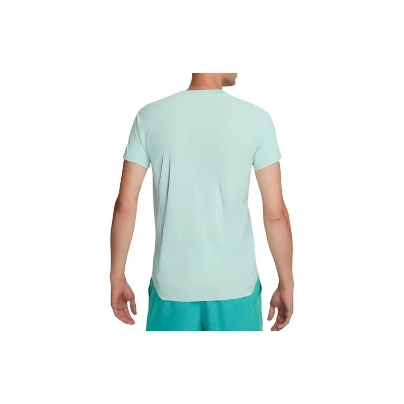 Nike T Shirts Men Ice Emerald Blue-4