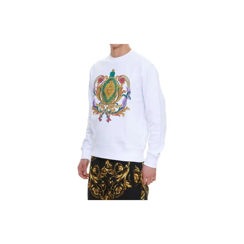 VERSACE JEANS COUTURE Sweatshirts Men White-5