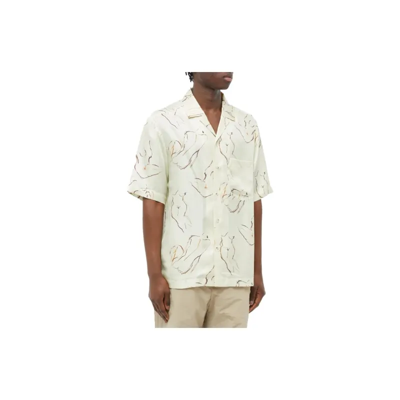 NANUSHKA Shirts Men Beige-3