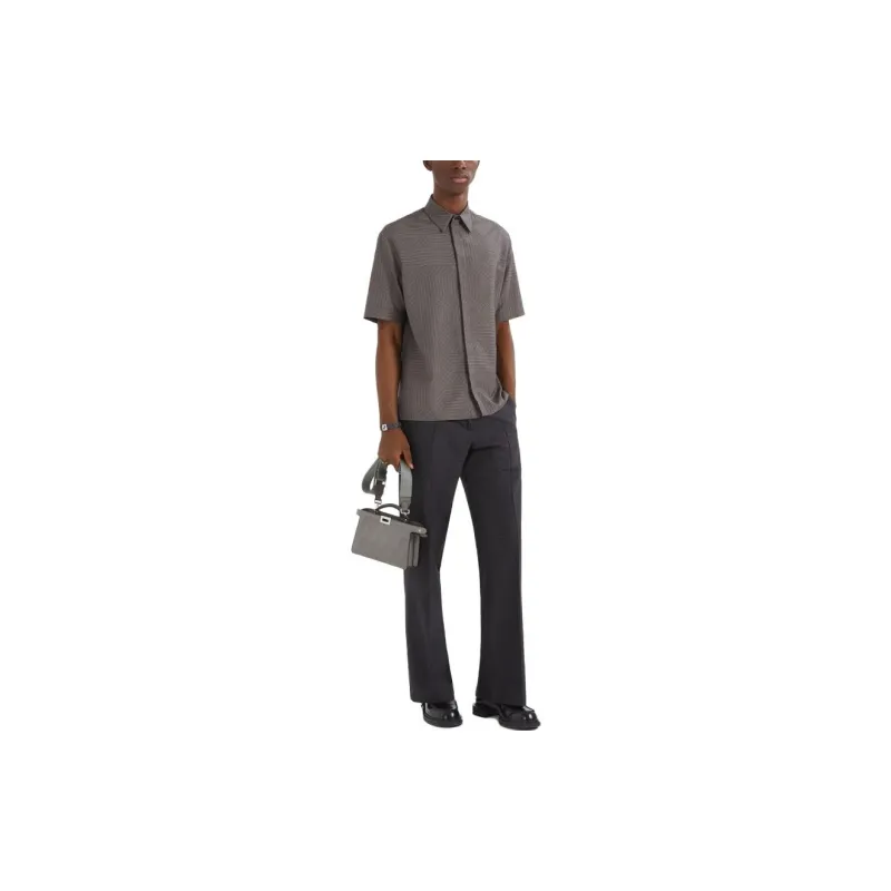 FENDI Short sleeve Silk Shirt-2