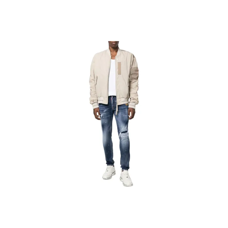 DSQUARED 2 Distressed High Waist Skinny Jeans-1