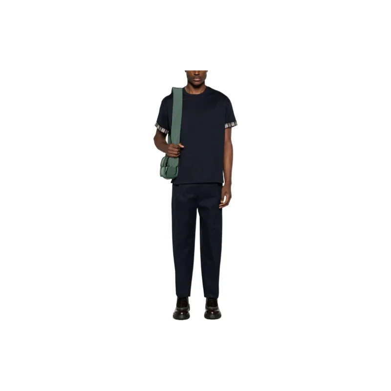 Bottega Veneta Double Layered Checked T Shirt-1