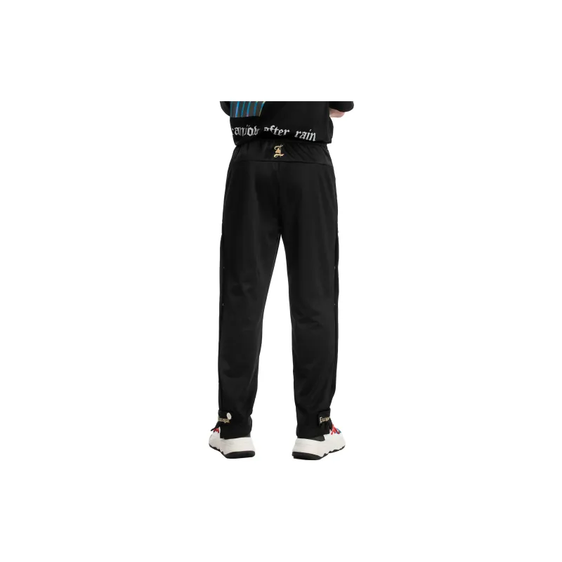LIUREGALI Knitted Sweatpants Men's Black-3