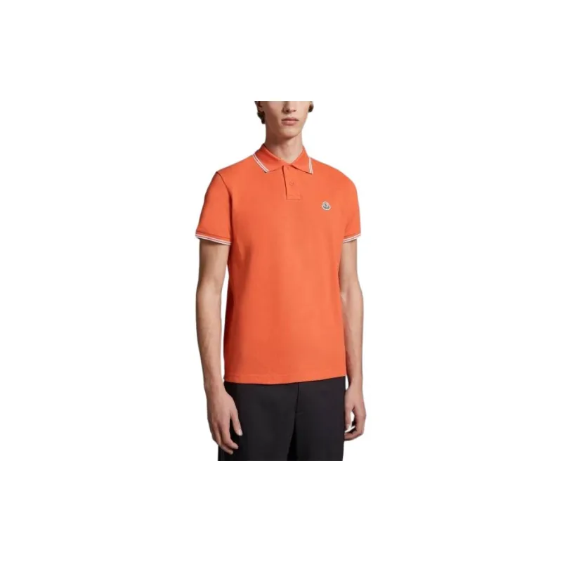 Moncler Polo Shirt Men's Orange-2