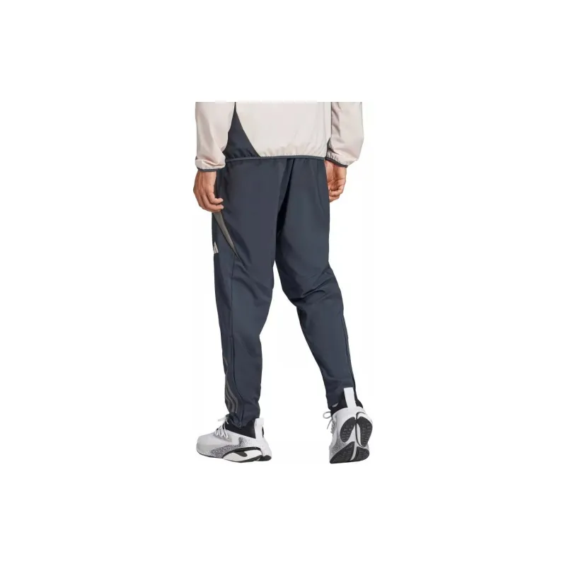 Adidas Real MadridTiro 24 FW24 Competition Presentation Tracksuit Bottoms Soccer Bottoms Men's Charcoal Gray-1