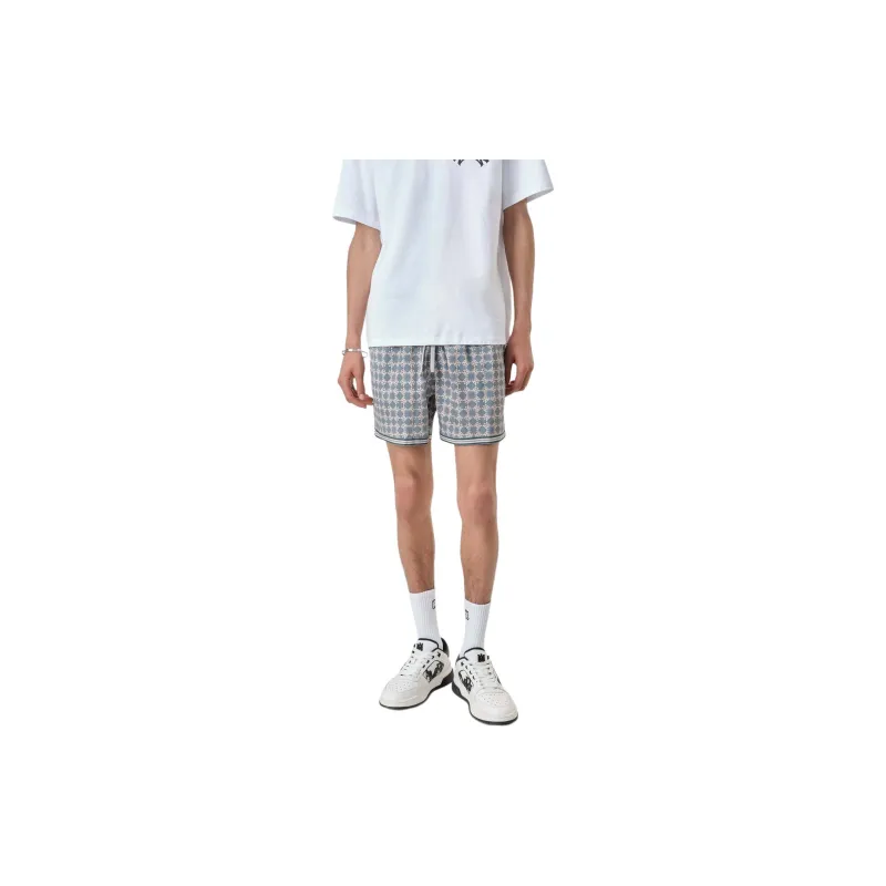 AMIRI FW24 Casual Shorts Men Gray Blue-1