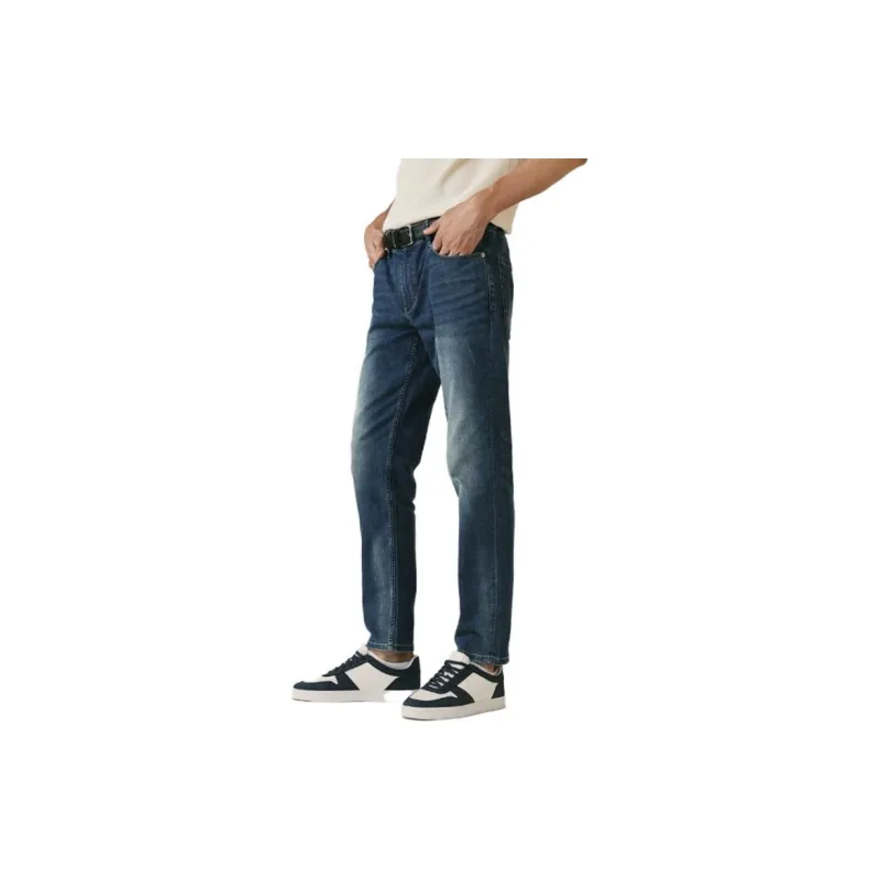 MindBridge Jeans Men Medium Blue-4