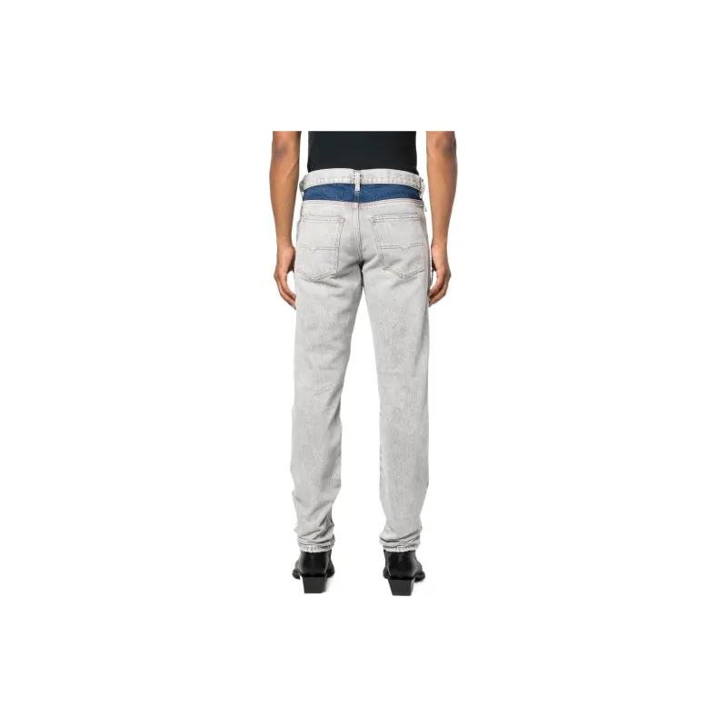 DIESEL FW22 Casual Pants Men's Light Gray-2