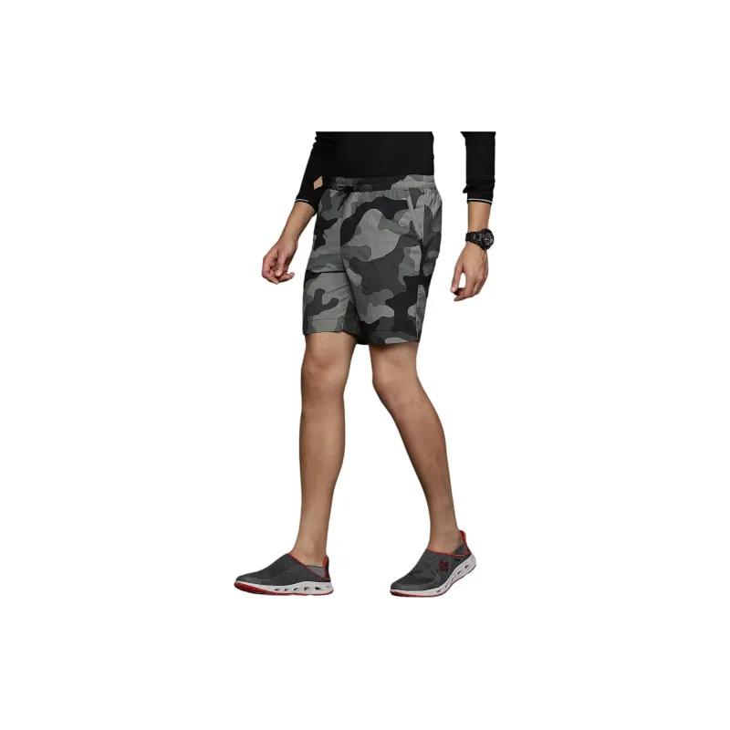 Columbia Casual Shorts Men's Camouflage Gray-4