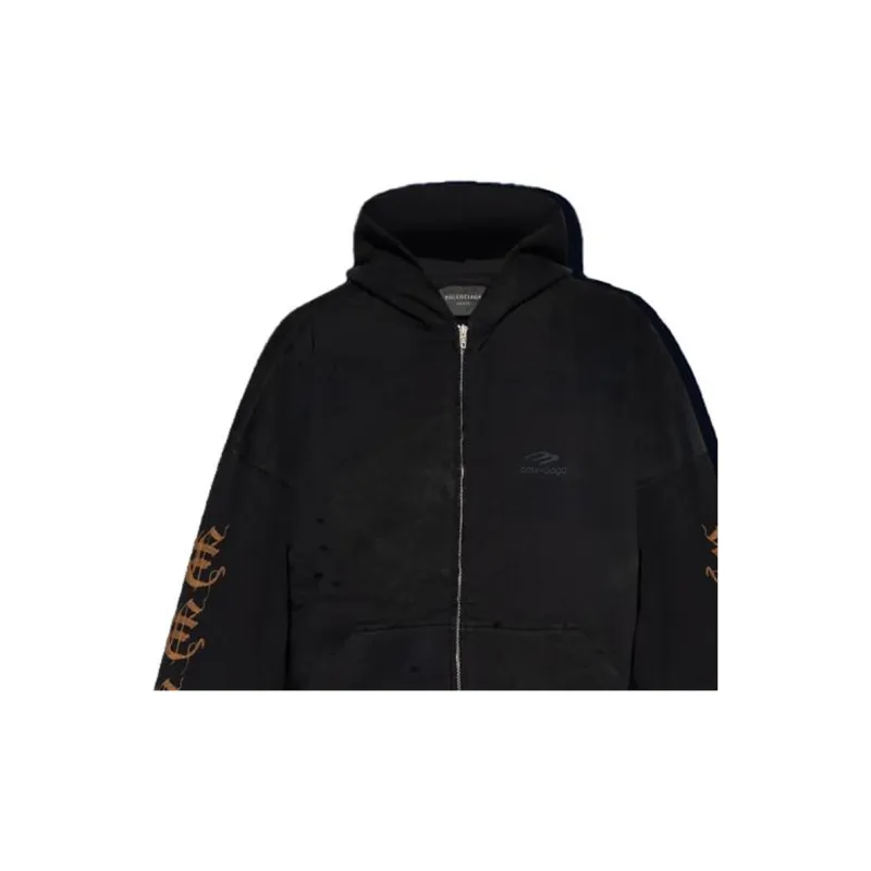 Balenciaga Zip Up Hoodie-4