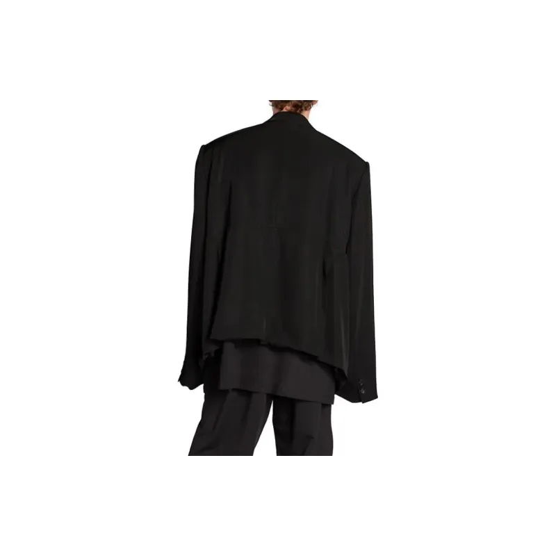 Balenciaga Single-Breasted Oversized Blazer-2