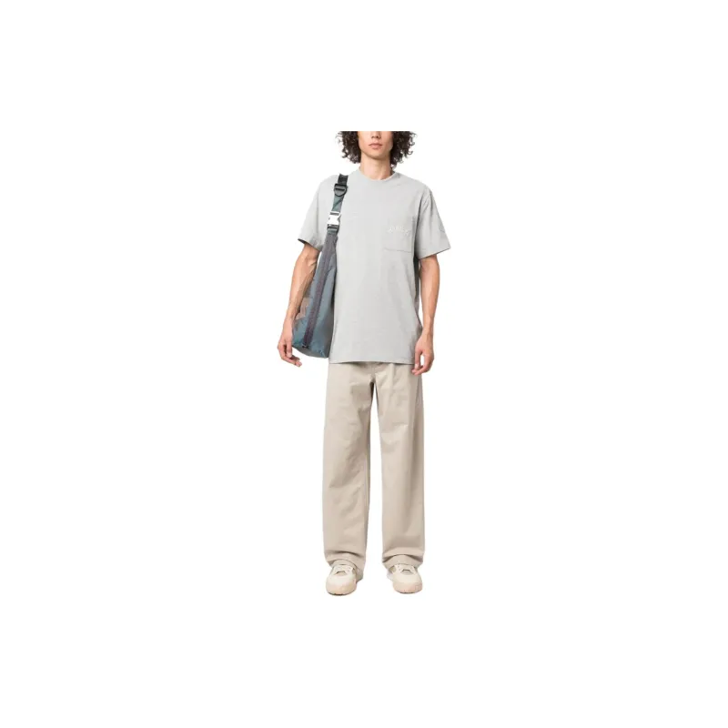 Moncler T-Shirts Men Gray-1