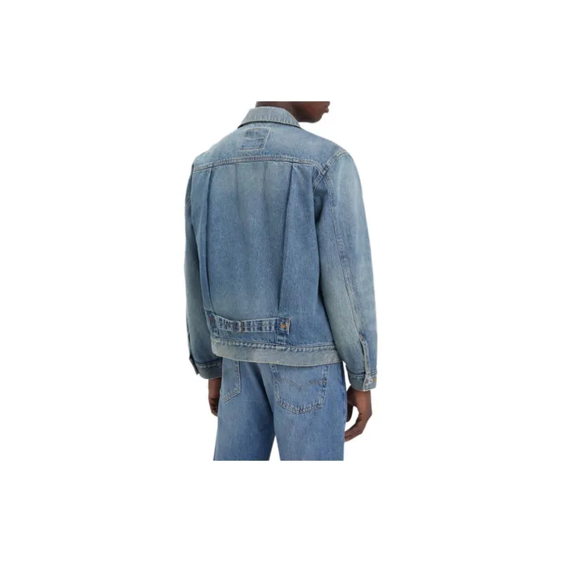 Levis Denim Jackets Men Blue-3