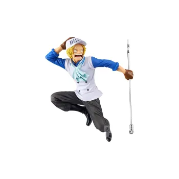 BANPRESTO One Piece Magazine A Piece Of Dream No. 1 Special Sabo Figure White & Blue