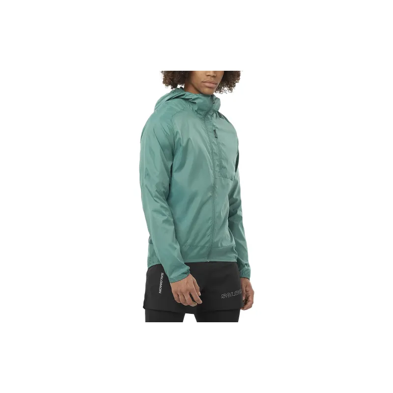 SALOMON BONATTI CROSS WIND Jackets Coats Men's Cyan-2