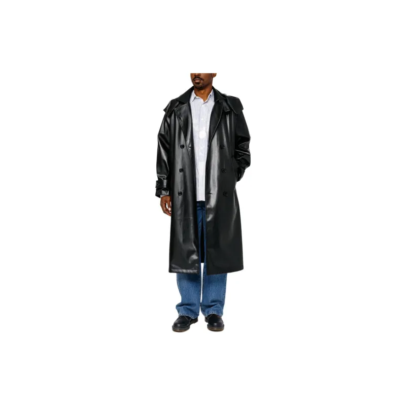 Stussy Double Breasted Trench Coat-2