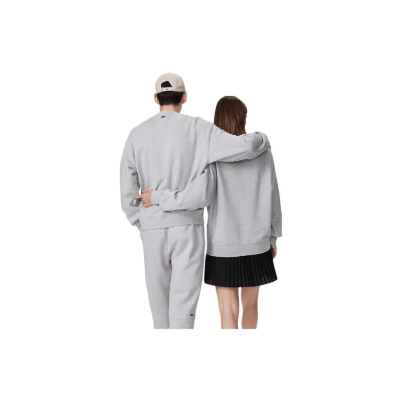 LACOSTE Sweatshirt Unisex Silver Gray-1