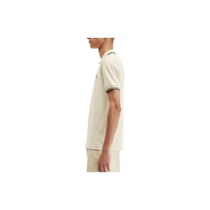 FRED PERRY Logo embroidered Cotton Polo Shirt-4