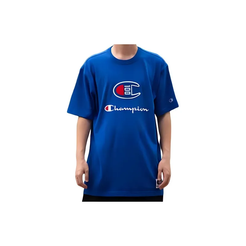 Champion T Shirt Unisex Royal Blue-1