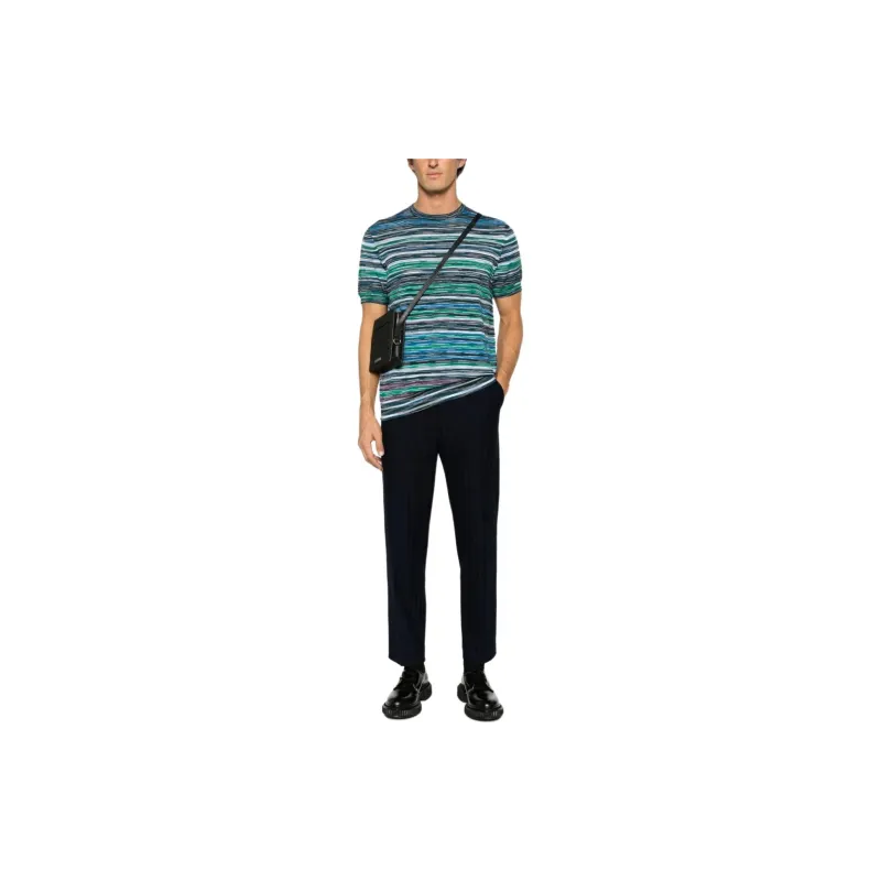 MISSONI Striped Crewneck T Shirt-1