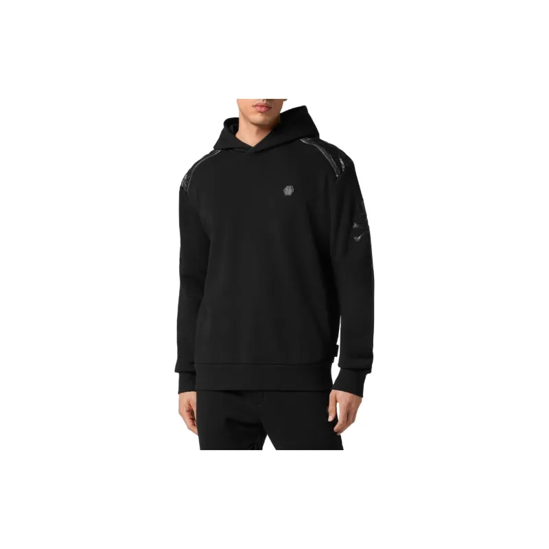 PHILIPP PLEIN Skull-print Drop-shoulder Hoodie-2