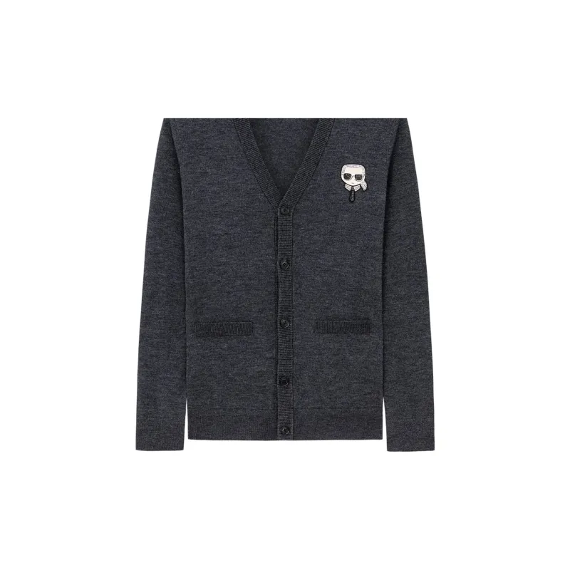 KARL LAGERFELD FW23 Knitwear Men's Medium Gray-5