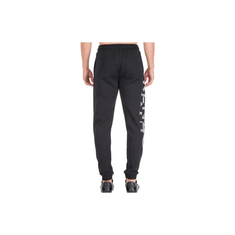 KENZO Letter Logo Knitted Sweatpants Men Black-3
