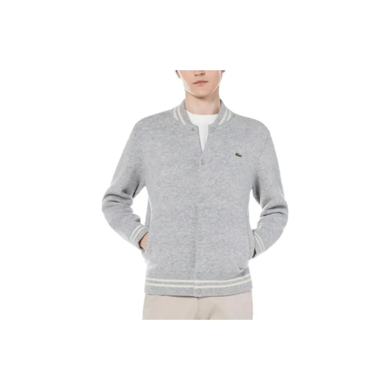 LACOSTE Jackets Coats Men's Gray-2