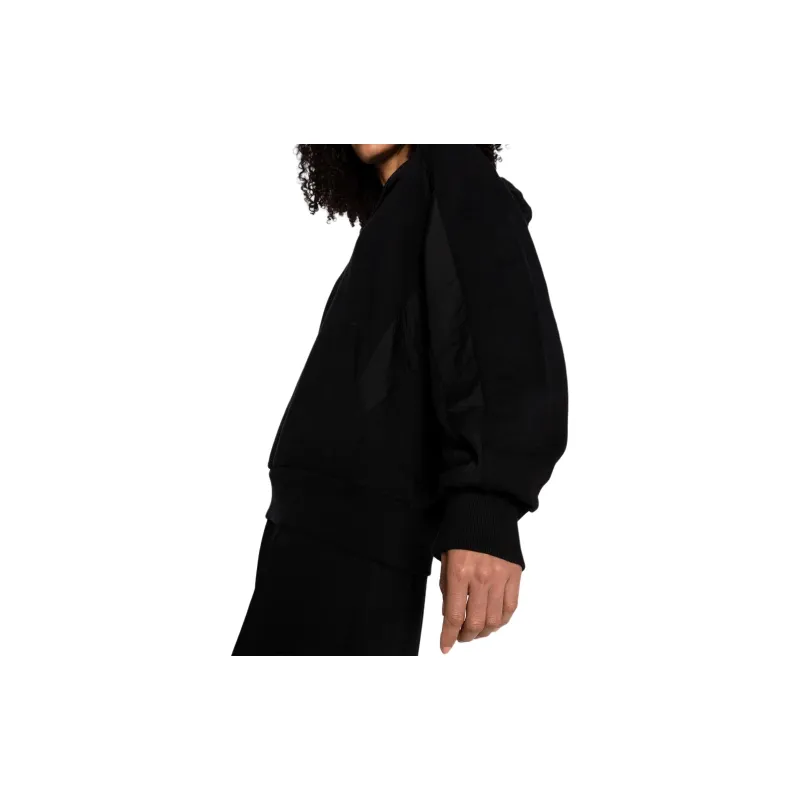 Reebok Woven Panelled Hoodie Sweatshirt Unisex Black-4