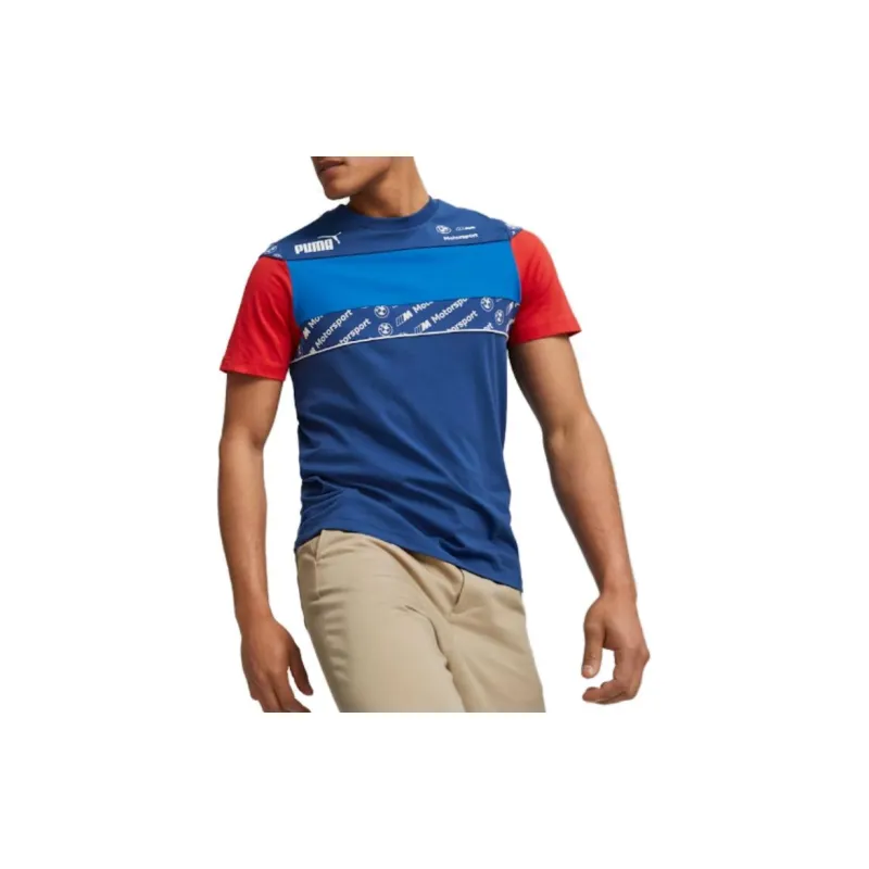 PUMA x BMW MMS SDS MOTORSPORT T-Shirt Men's Blue-4