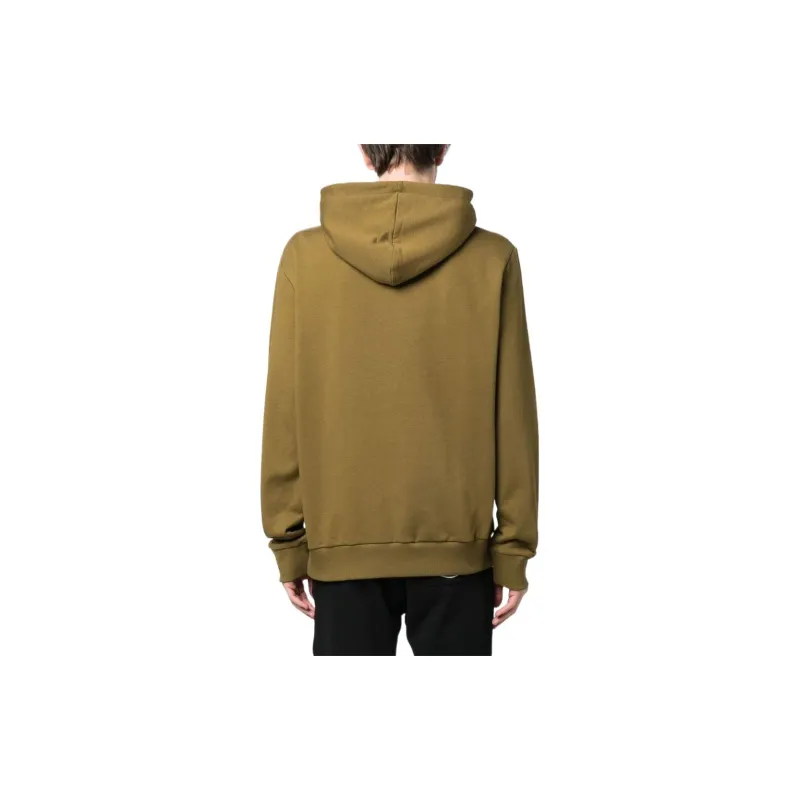 BALMAIN Logo Printed Drawstring Hoodie-2
