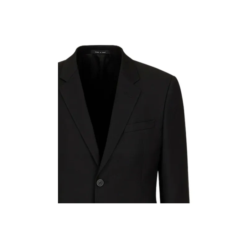 EMPORIO ARMANI Single breasted Worsted Virgin wool Jacket-5