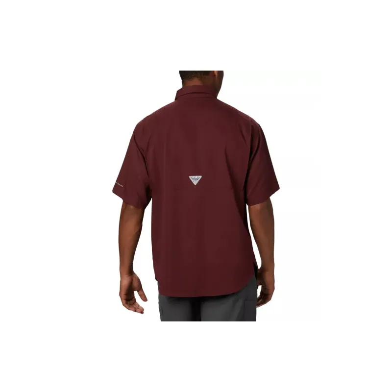 Columbia PFG Tamiami Texas A&M Shirt Men's Tan Chestnut Color-1