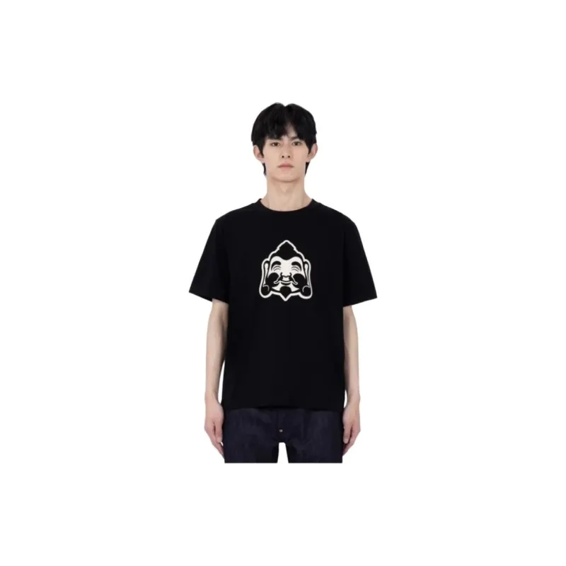 EVISU Drop Shoulder Sleeve T Shirt Men's-4